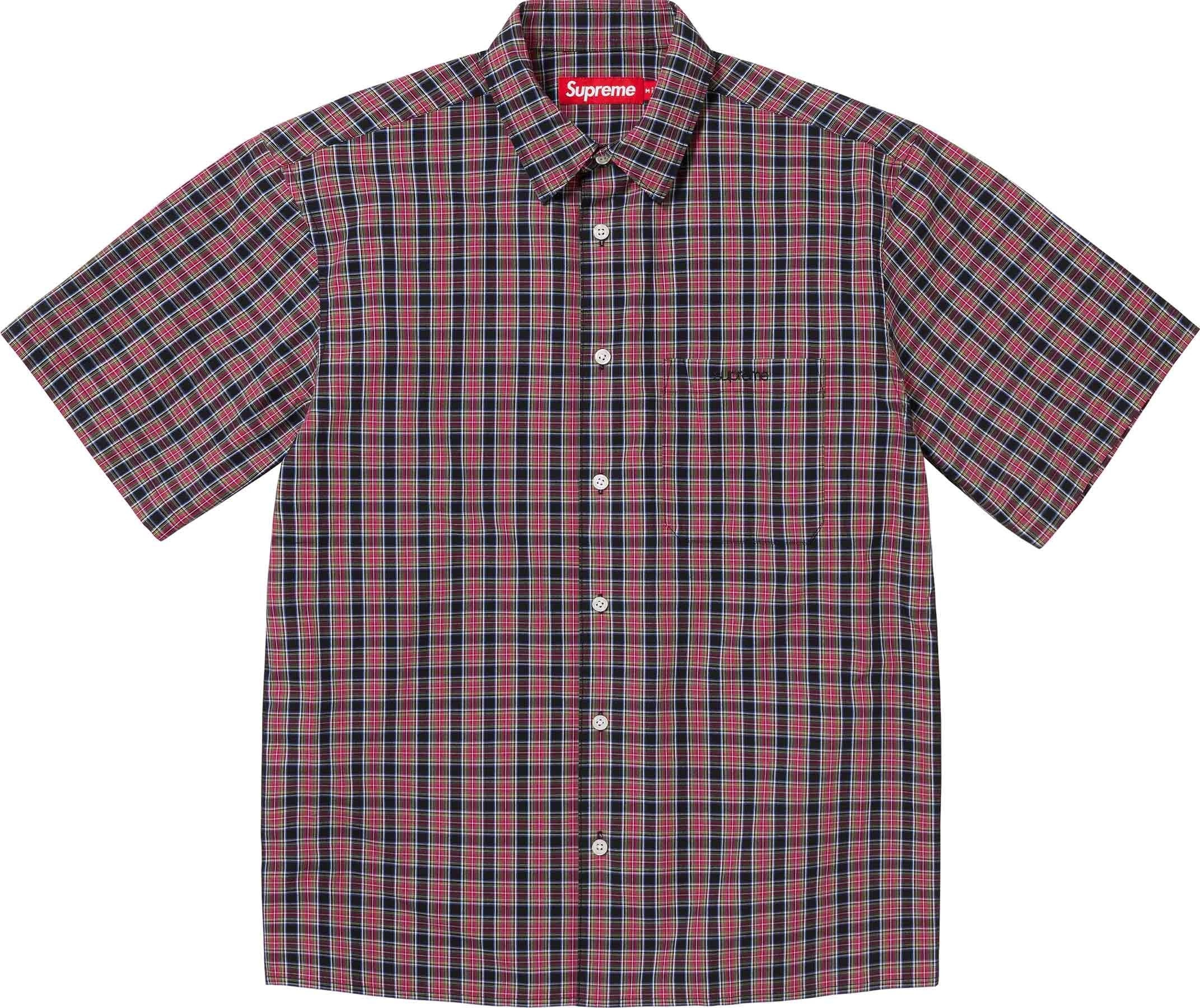 Loose Fit Mini Plaid S/S Shirt view 2